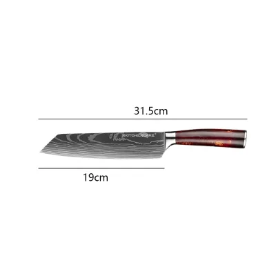 KITCHENCARE Stainless Steel Custom Meat Kiritsuke Knife Japanese Professional Kitchen Knife