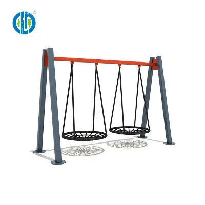 High Quality Children's Indoor/Outdoor Play Swing Set Garden Swing for Kids for Home Kindergarten School Made of Metal Plastic