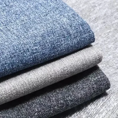 High-End Customizable Sofa Fabric Linen Mesh Waterproof and Blackout Features Direct From Manufacturer for Upholstery