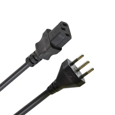 Power Cord 24 Core 3pin 6mm-diameter Pvc/pf Jacket Good Electrical Performance/durable Cord Colors Available