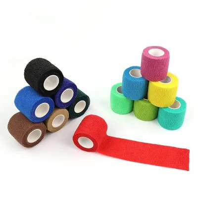 Wholesale Non-Woven Self-Adhesive Sports Elastic Bandage Tattoo Pet Finger Guard Training Tape Finger Support Bandage