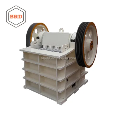 BRD New PLC Controlled Jaw Crusher Gearbox Bearing 5-20t/h Capacity for Ore Processing Mining Easy Maintenance Operation