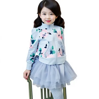 Hot Sale Fancy Kids Girls Jackets in New Model of 2017