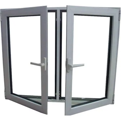 6063-T5 Aluminium windows Modern Design Customized Soundproof Double Glazed Soundproof  Horizontal Pivoting