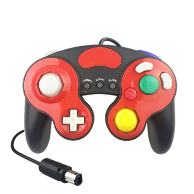 HiCyber Wholesale Three-Button Wired Joystick Gamepad Colorful Decorative Controller for Game Cube & Host Gamecube