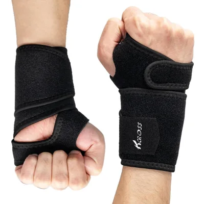 Upgradate Carpal Tunnel Compression Wrist Brace with Thumb Stabilizer Support Adjustable Wrist Wraps