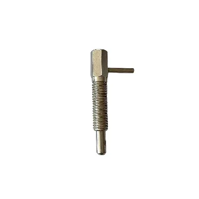 Knob Plunger with Tail L-index Pin Spring Safety Fixed Position Stop Latch