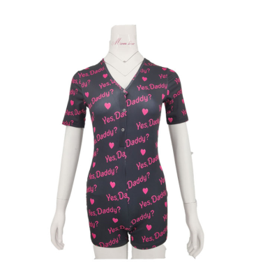 Hot Sale Sexy Sleepwear Pyjamas Women SleepwearJumpsuit Women Sleep Wear Adult Romper Custom Adult Onesie