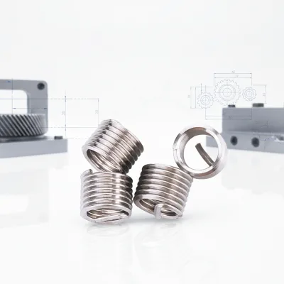 Stainless Steel Metric Coarse Fully Threaded Left Hand Recoil Inserts Reverse Threads Wire Thread Inserts for Thread Repair (DIN
