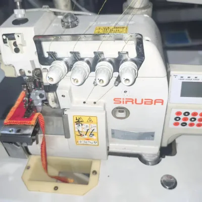 Used computer overlock siruba sewing machine auto trimmer weaving sewing machine overlock computer siruba machine industrial