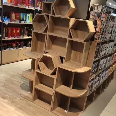 New Design Wood Supermarket Shelf From China Great Price Hypermarket Shelving