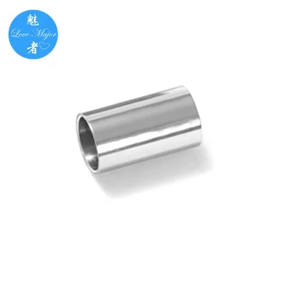 304 Stainless Steel Tube Beads Connectors for DIY Jewelry Making Engravable Hollow Spacer Tubes for Bracelet Necklace Charms