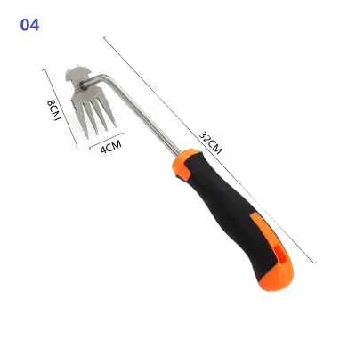 Iron Weed Tool Claw Weeder Root Remover Gardening Weeding Tool