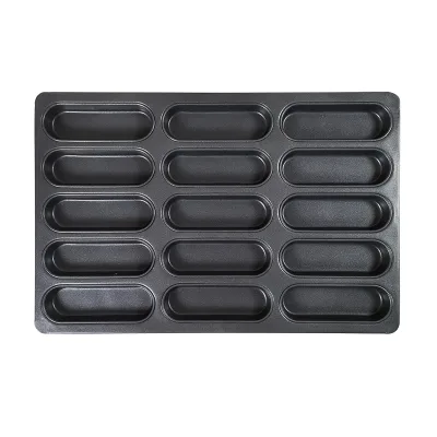 Hot Dog Pan Non-Stick Carbon Steel Eco-Friendly Bakeware 12-Cup Muffin Pan