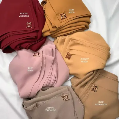 High Quality Long Chiffon Hijab Scarf Custom Logo Women's Premium Heavy Shawl With Soft Feature Wholesale