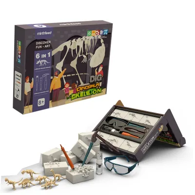 Jinming Dinosaur Discover Digging Dinosaurs Toys Easter Kit for Kid Stem Science Excavation Toy