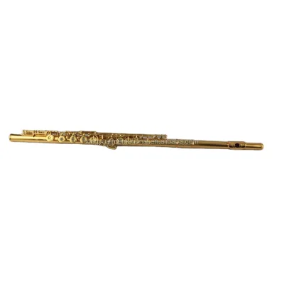 Gold Plated Flute Good Quality High Grade Musical Instruments