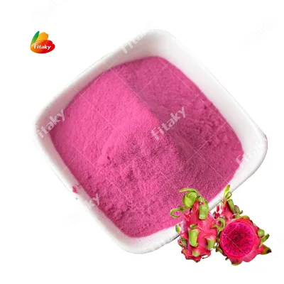 Dried Dragon Fruit Powder Nutritional Supplement Pink Dragon Fruit Powder