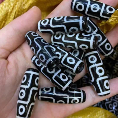 2026  Tibetan Agate Celestial Beads Eyed Loose Energy Beads Buddha Beads Bodhi Top Beads Waist Beads DIY Components