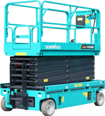 SWSL1614HD Factory Price Portable 15.8m Lifting Machine Aerial Platform Scissor Lift Table