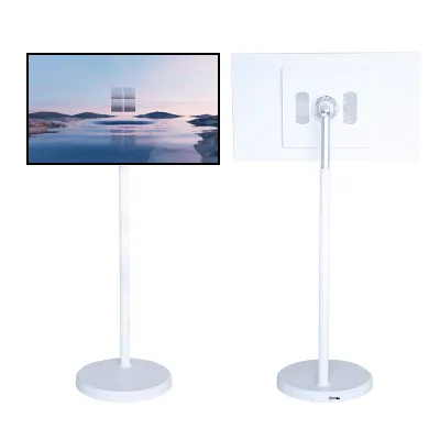 32 Inch Android Smart TV IPS Display Touch Screen Usb White Lcd Portable TV HDTV 10 Point Touch White Color Auo 32 Inches Svreen