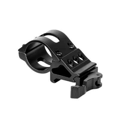 25.4mm Low Profile Quick Detach QD Ring Mount Flashlight Laser Bracket Outdoor Hunting