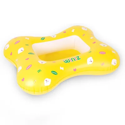 Inflatable Dog Floats for Pool Swimming Float Dog Raft for Dogs Ride on Pool Toys for Hot Summer Floating Raft
