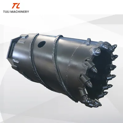 600-3000mm Hard Rock Foundation Piling Bits Core Barrel with Bullet Teeth