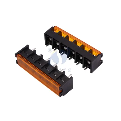 Good Quality HB9500 6Pin Fence Type Terminal Block with Cover 2P3P4P5P6P7P8P9P10P Pin Pitch 9.5MM