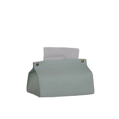 Tissue Box Tissue Holder European-style Modern Minimalist Waterproof Multipurpose PU Leather Dust-proof Tissue Box