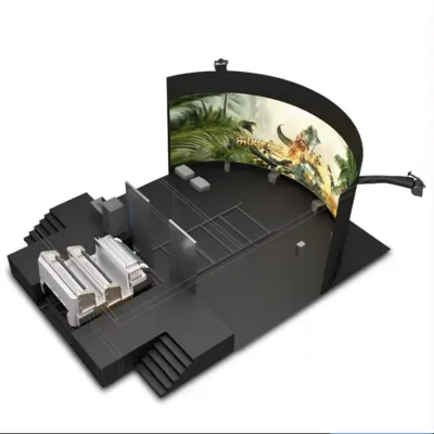 5D 9D Flying Theater Simulator Indoor Metal Flight Track System for Shopping Malls & Airports