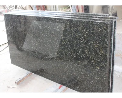 Natural Dark Granite Verde Ubatuba Green Granite Tiles and Slabs
