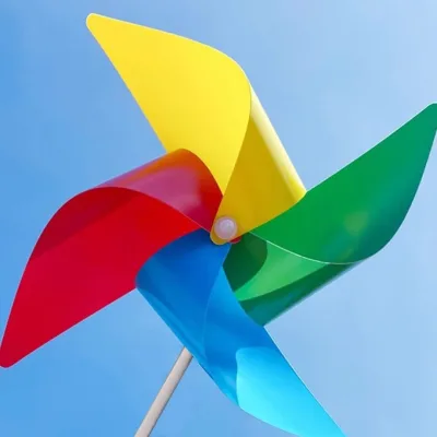 Outdoor Windmill Decoration for Kindergarten, Plastic Colorful Rotating Push Toy, Children's Handheld Small Windmill