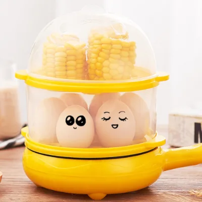 Best-selling Long-handled Egg Fryer, Steamer, Available in Single, Double or Triple Layers, Non-Stick Mini Egg Cooker