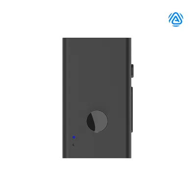 Ultra Mini Bluetooth 5.3 LE Audio Transmitter Receiver 2-in-1 Wireless Adapter 20H Battery 3.5mm AUX for Airplane TV Car