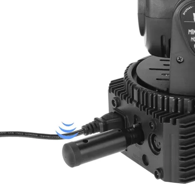 Battery Receiver 2.4G Wireless Black Color Rechargeable Receiver DMX Controller Bar Stage Dj Light Console DMX512 Receiver