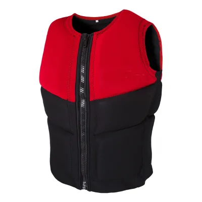 Fast Shipment Customized Orange Red Black Ocean Marine Boat Jet Ski Kayak Impact EPE Foam Life Vest Jacket for Adults