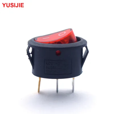 YSJ-463 LED Indicator Light Power Switch 125V-250V Voltage Range Ship Type Push Button Switch