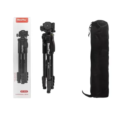 Neepho 8850 4-Way Head Professional Aluminum Alloy Lightweight Compact Tripod for DSLR Camera Waterproof Shockproof 4000g Load