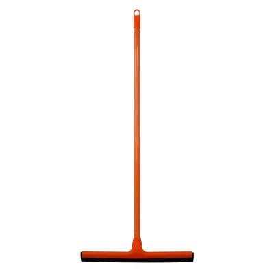 Homewareplus+ Floor Scraper Long Iron Handle 42cm Wide TPR Head Eco-Friendly Professional Surface Glass Cleaning Tools