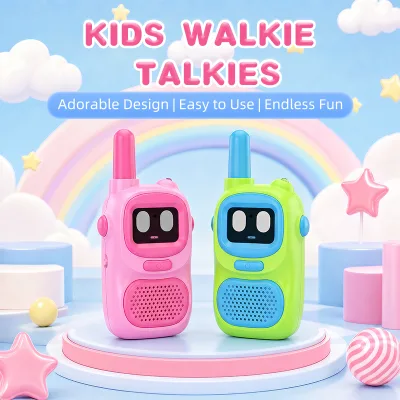 Children Radio Toy Walkie Talkie Kids Radio UHF Two Way Radio T-388 Children's Walkie Talkie Pair for Kids
