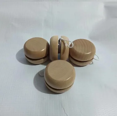 Plain Solid Wooden Yoyo Children's Traditional Toy