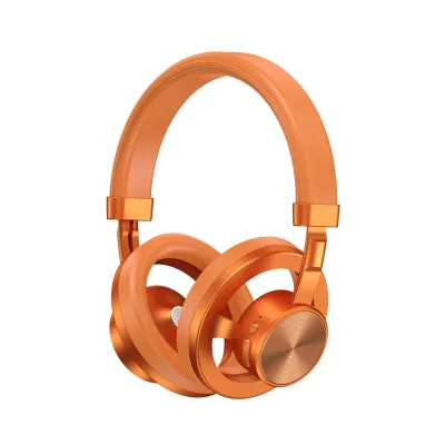 BH02 Comfort Fit on Ear BT Headphones Extended Life Rapid Charge Sound Adjustment Crystal Calls Open Earmuff