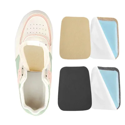 Soft Self-adhesive Leather Shoe Tongue Pads Shoe Inserts Cushions Forefoot Pads Shoe Tightening Wear-resistant Pad
