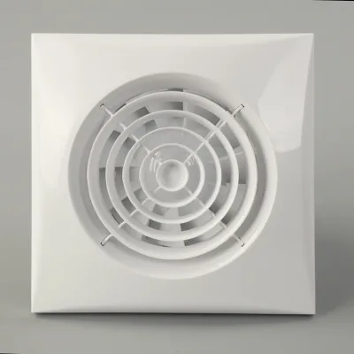 Customized Logo ABS Extractor for Bathroom Windows, Wall Mounted, High Airflow, Noise-Free Operation Fan