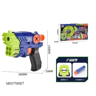 Top Game Target Shooting Equipment Gun Toys Non-toxic air Soft Bullet Gun for Kids