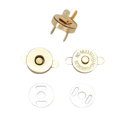 Wholesale 14 18 mm Overcoat Magnet Snap Button Press Metal Strong Magnetic Button for Handbags