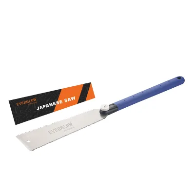 Japanese Pull Saw 10 Inch Double Edge Sided Hand Saw Flexible Blade 10&18TPI Flush Cut Non-slip Plastic Handle Garden Saw