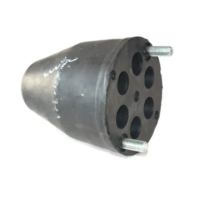 Custom Molded Industrial Rubber Damper Parts NBR EPDM FKM Silicone Vulcanized Rubber Components Anti-aging 90 Shore -20~120C