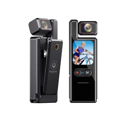 L17 4K Ultra HD CMOS Sensor Waterproof IP65 Anti-Shake Magnetic Pocket Action Camera with X MicroSD